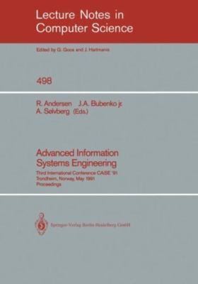 Advanced Information Systems Engineering: Third International Conference CAi...