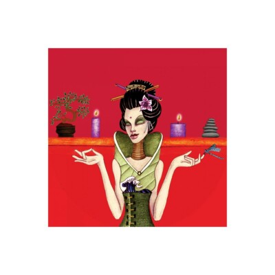 Leinwanddruck auf Papier Poster oder Gemälde Goddess Jami Zen Mistress