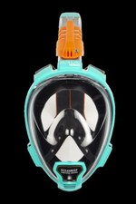 Ocean Reef ARIA QR Full Face Snorkeling Mask - Teal S/M Used