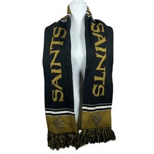 New Orleans Saints Scarf Knit Winter NFL Football Fan Gear Warm