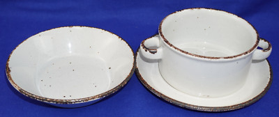 Midwinter Creation Cream Soup Bowl & Saucer, & Fruit Bowl  (B52)