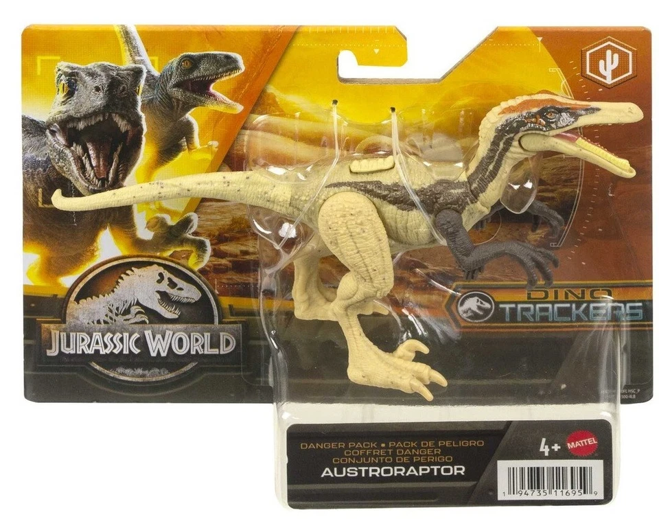 MATTEL AUSTRORAPTOR Danger Pack Dinosaur Jurassic World Dominion Dinosaurier Figur Neu