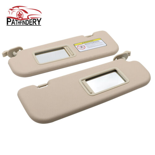 Par de parasol beige para coche Hyundai Elantra 2011 2012-2015 lado derecho + izquierdo