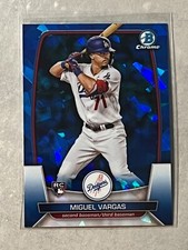 2023 Bowman Chrome Sapphire Miguel Vargas Rookie RC #40 Dodgers