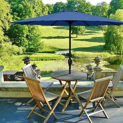 ft Patio Umbrella Outdoor Sun Shade Offset Market Table
