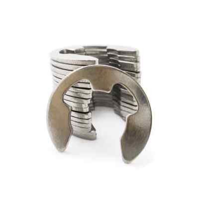 E-CLIP Außen Sicherungsring Sprengring für Welle DIN 6799 Edelstahl 1,5mm - 15mm