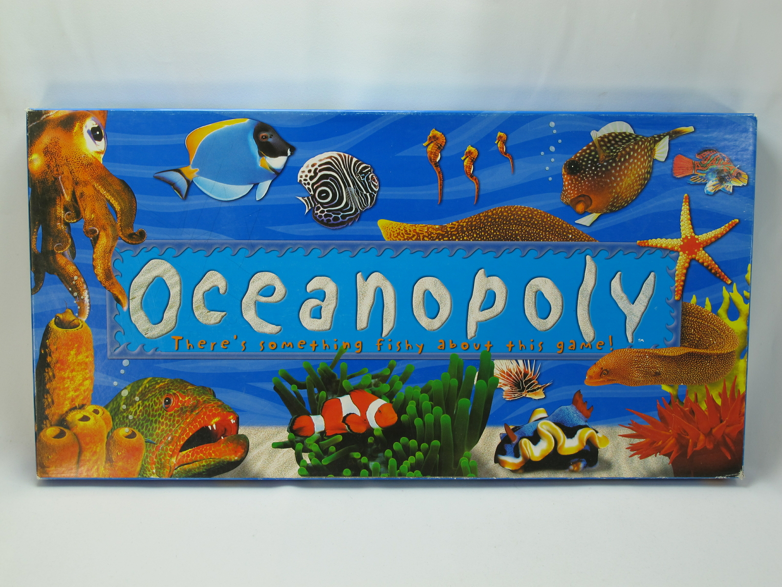 Oceanopoly Monopoly Board Game Late for the Sky 100% Complete Near Mint