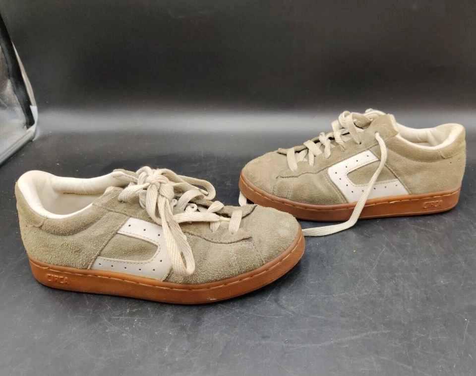 Circa CXK105 Zapatos Talla Niños 4 De Colección Skateboarding Raro Beige De Colección Foto 3 de 4