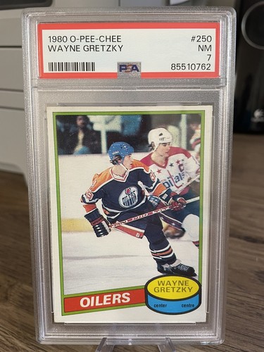 1980 81 OPC O-Pee-Chee #250 Wayne Gretzky 2nd year PSA 7 NM The Great One - Bild 3 von 4