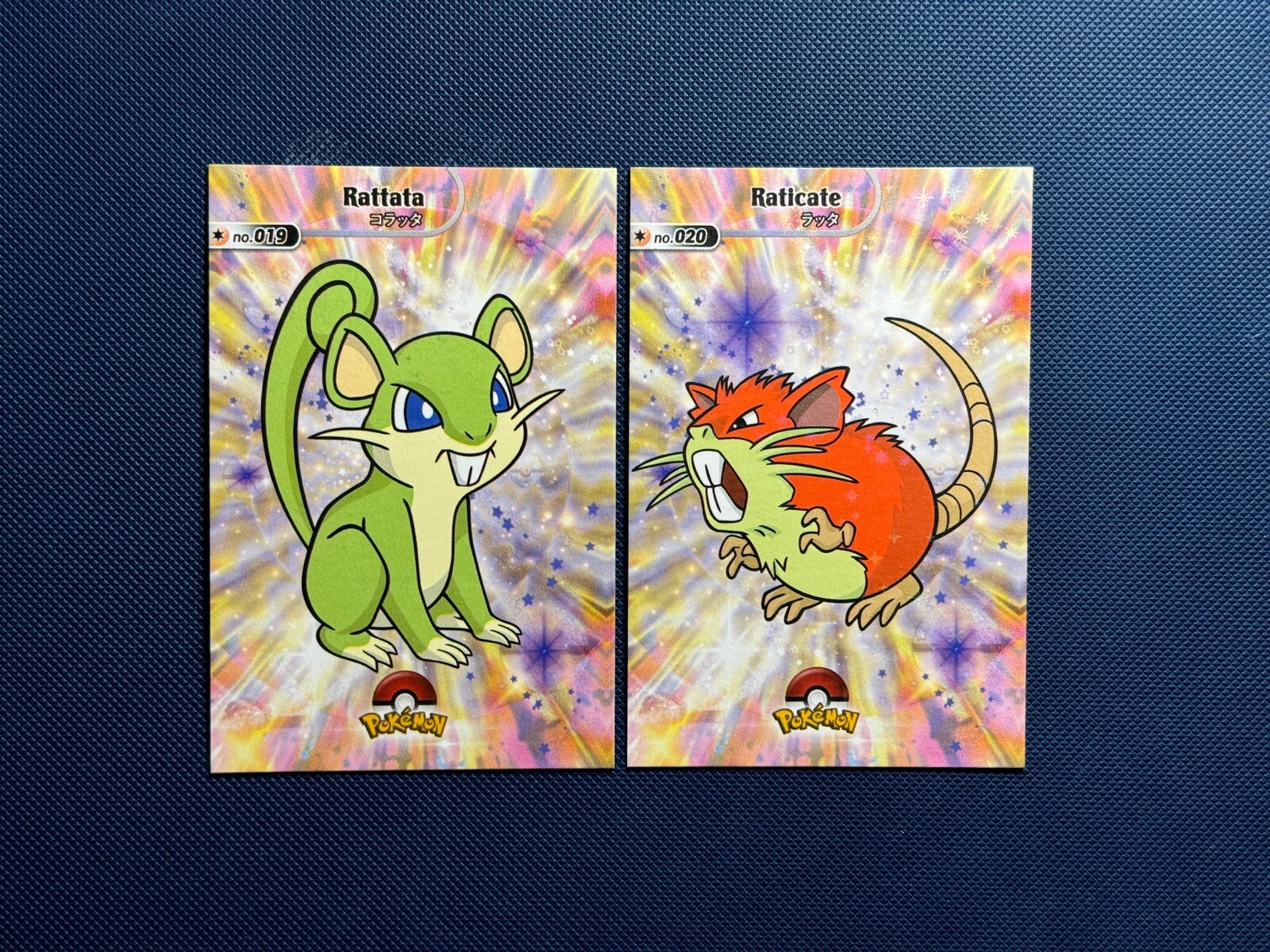 Pokemon Database Shiny Set Rattata Raticate Shiny Sparkle Holo Set Of 2 ...