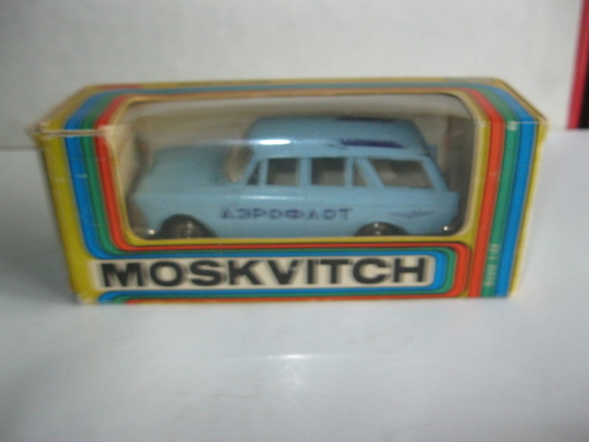 CAR TOY Moskvitch Moskvich 427 A4 USSR RUSSIA 1:43 1986 BOX | eBay