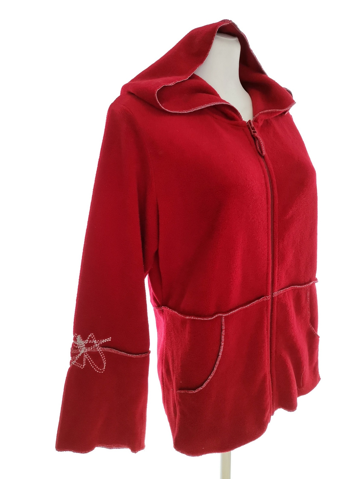 Victoria's Secret Sweat-Shirt Rose Femme Logo Fermeture Éclair (EU 36