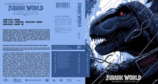 Jurassic World Ultimate Collection Blu-ray Covers W/ Empty Cases No Discs 