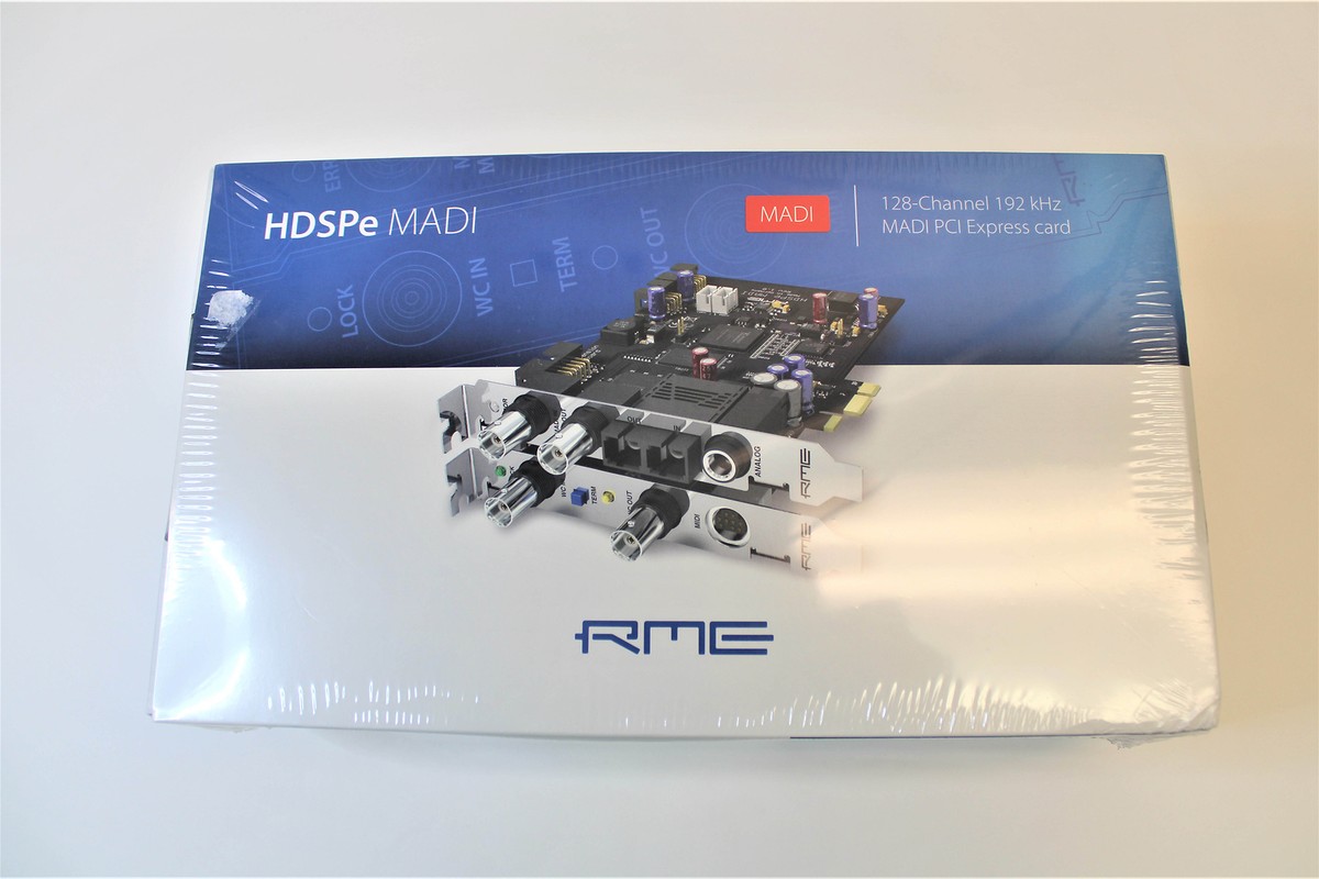 RME HDSPe MADI 128-Channel/192kHz MADI PCI Express Card, Factory
