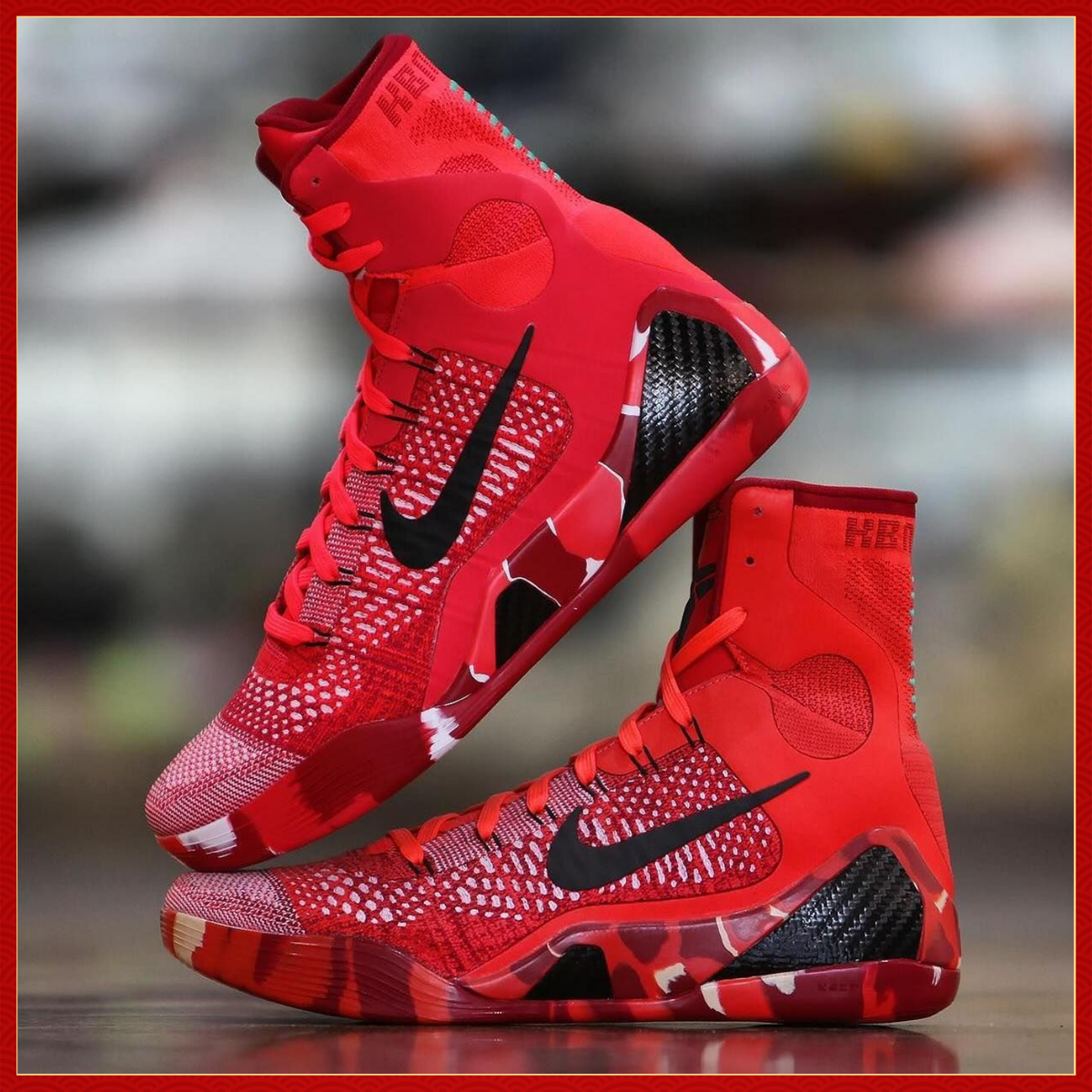 Size 10.5 - Nike Kobe 9 Elite Protro Christmas Red Black Size 10.5 - Nike Kobe 9 Elite Protro Christmas Red Black