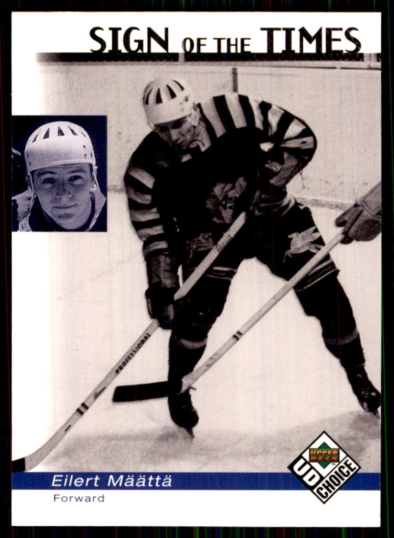 1998-99 UD Choice Swedish Eilert Maatta AIK IF Stockholm #209 | eBay
