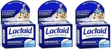 Lactaid Original Strength Caplets 120ct (3 Pack)