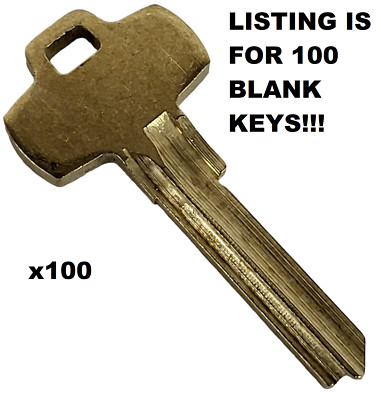 (100 PACK)  Best Stanley RH WB 1/8'' Thick 6 & 7 Pin Blank Key 71821210 D70633