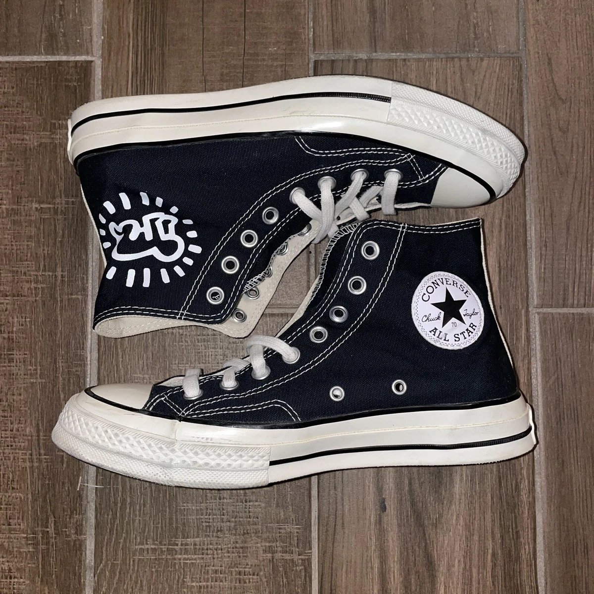 Converse X Keith Haring Chuck Taylor 70 High Top Shoe Size 7.5 Rare