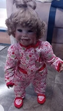 Kemper Originals 20" Jeammie 1992 Porcelain Realistic Toddler Doll GREAT SHAPE