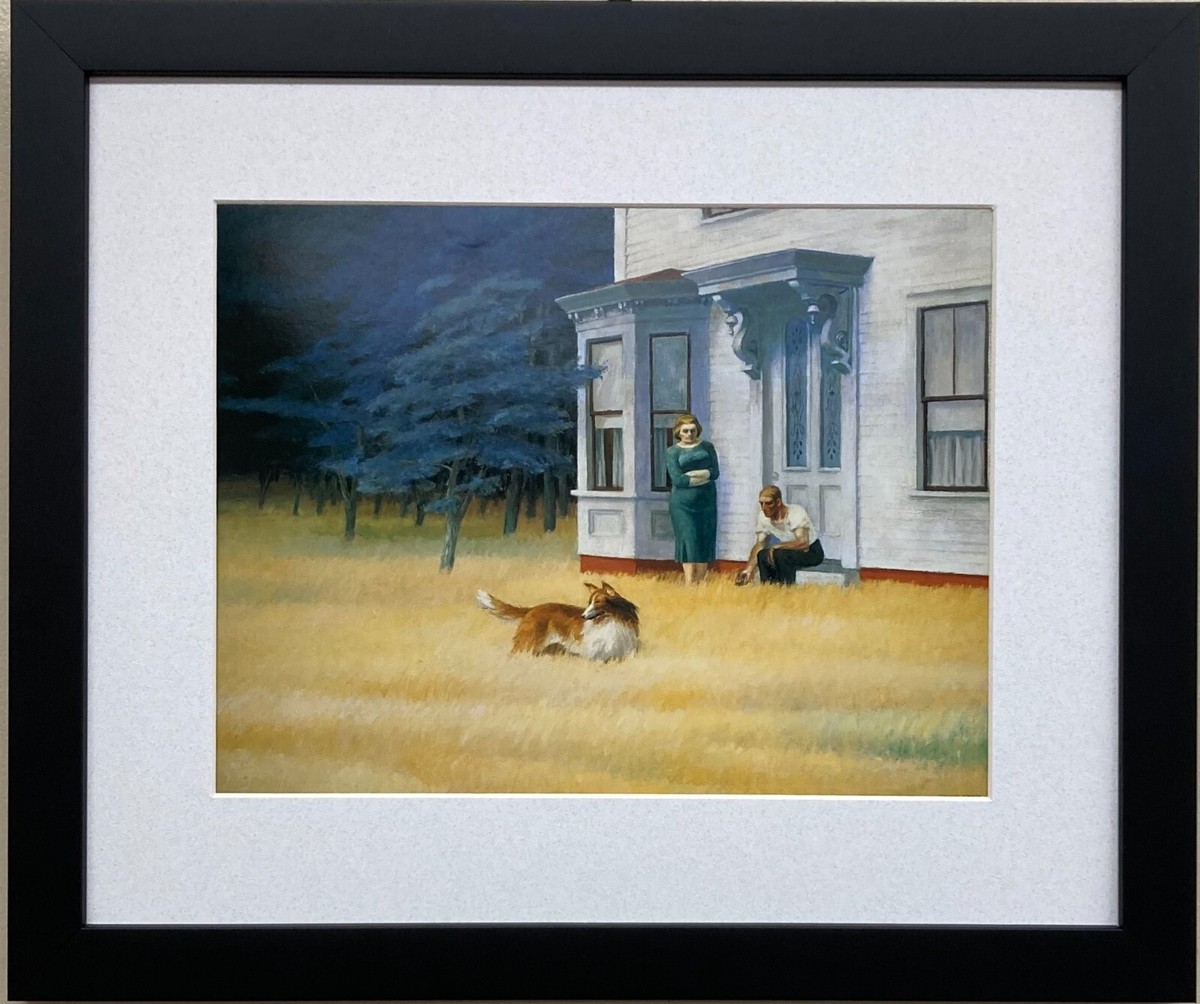 The Room(エドワード ホッパー)額装済ポスター エドワード・ホッパーの