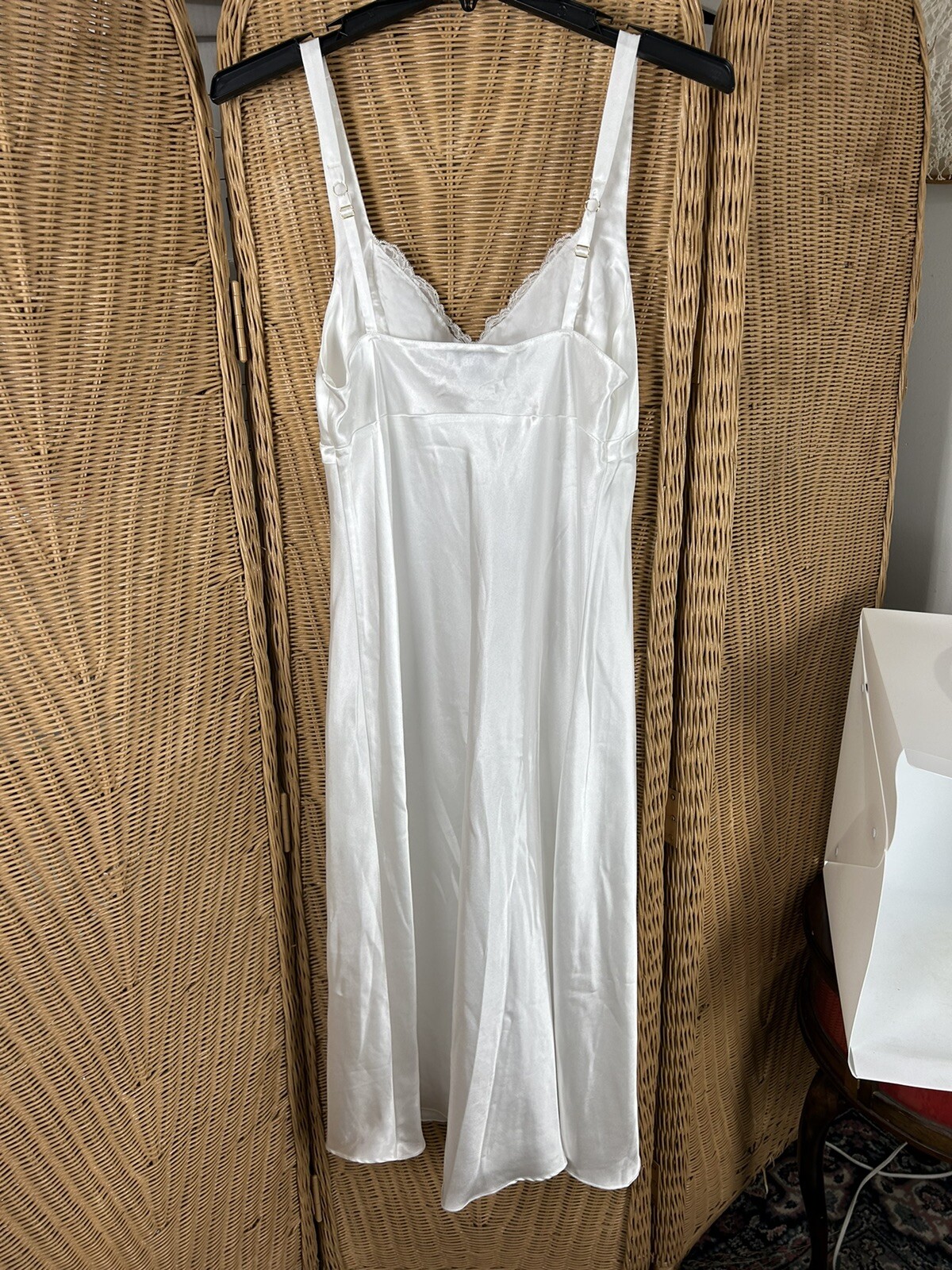 Jones of New York Vintage Ivory Large Chemise Gow… - image 6