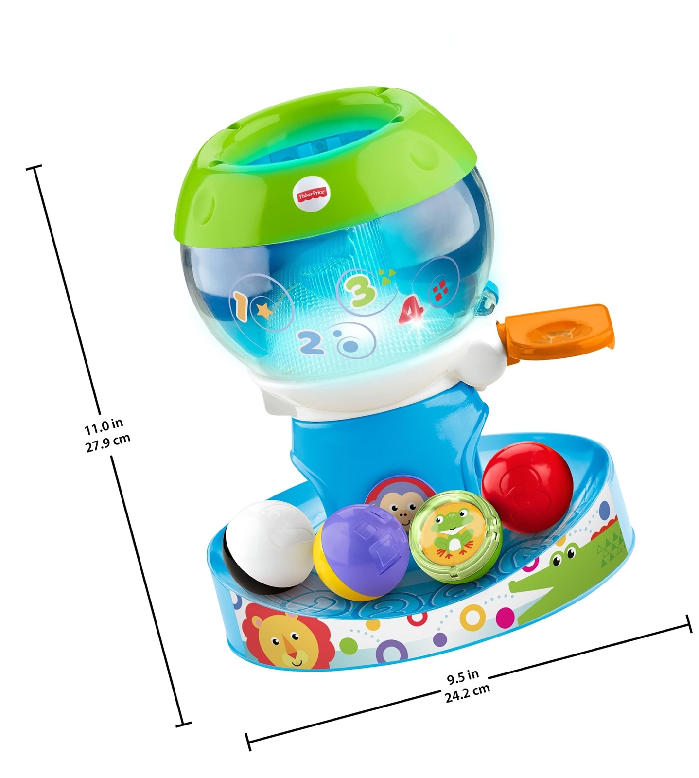 fisher price go baby go swirl n tunes gumball