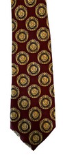 robert talbott tie red silk mens necktie amateur championship 1922