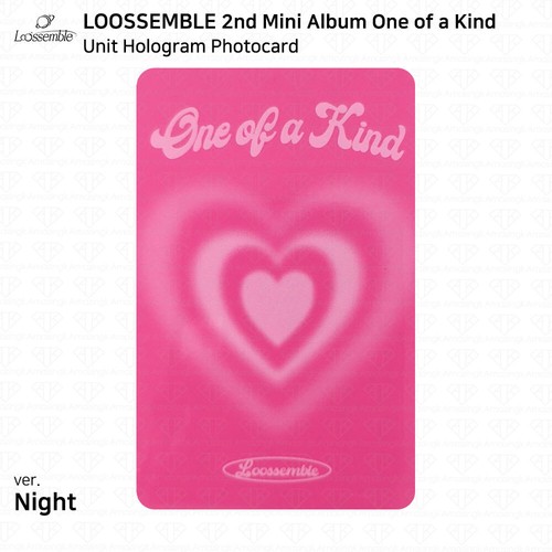 LOOSSEMBLE 2nd Mini Album One of a Kind Photocard Poster Postcard Ever Ver QR - Picture 84 of 88