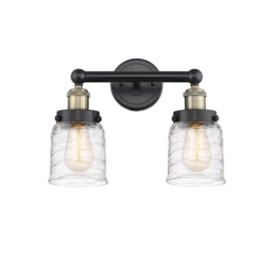 Innovations Edison Small Bell 2Lt 16'' Bath, BKB/CDS - 616-2W-BAB-G513