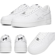 BAPE STA WHITE A BATHING APE Shoes 1K70-191-3...