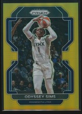 Odyssey Sims 2022 Panini Prizm WNBA Gold Prizm #102 8/10