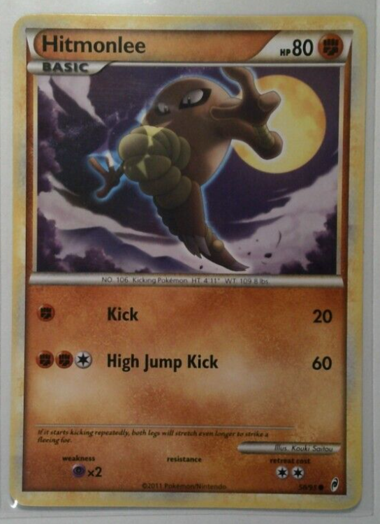 1995 hitmonlee pokemon card value 1999 Pokémon Fossil