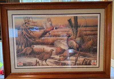 Framed Schmidt Beer 1987 Limited Series Print :  Northwest Intruder