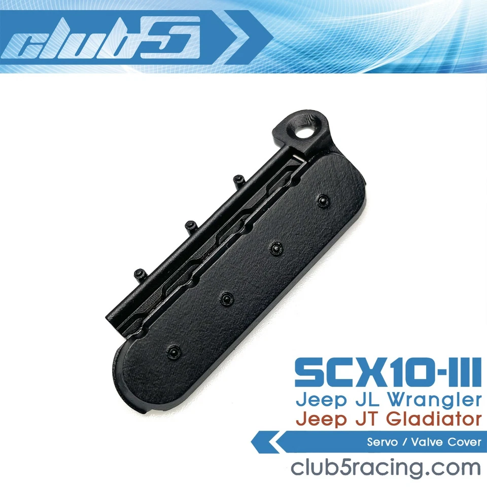 Servo / Valve Cover for SCX10 III Jeep JL Wrangler / JT Gladiator - Image 3 of 4