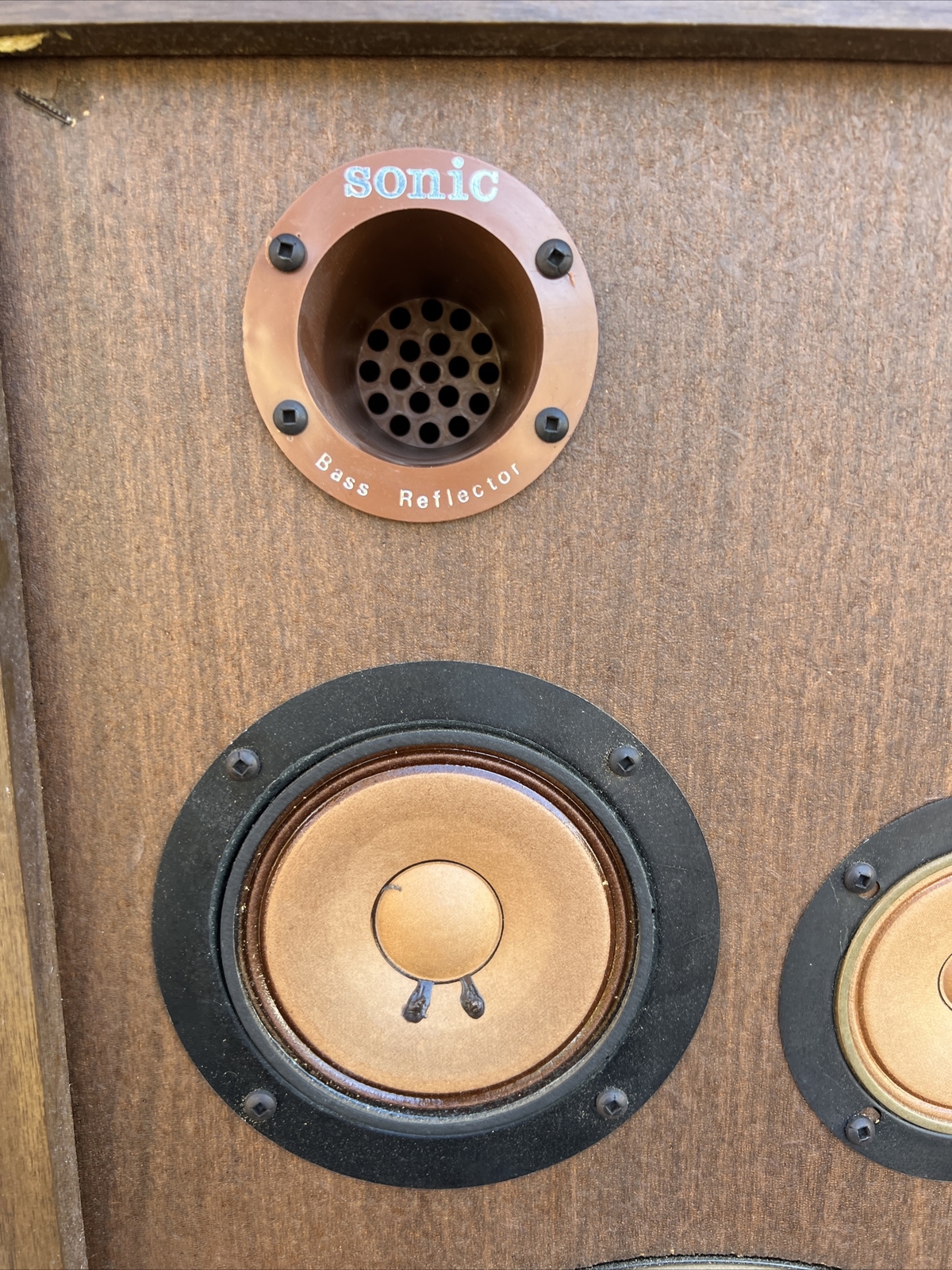 VINTAGE Pioneer Sonic Bass Reflector Speaker One Speaker Tested eBay