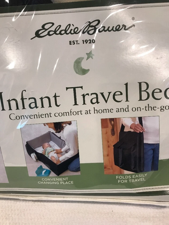 Cama de viaje infantil Eddie Bauer nueva 19X30 Foto 3 de 4