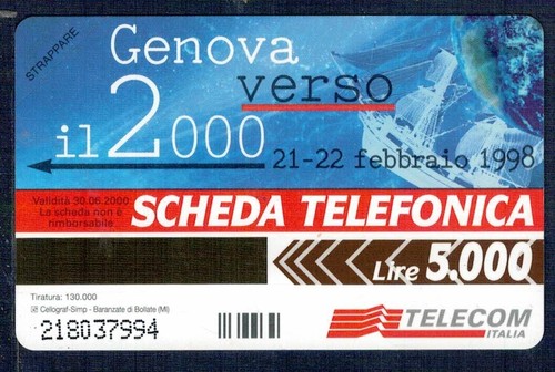 GIAN - Telekom "Genua um 2000" Golden Nr. 769 Neu Top - Bild 2 von 2