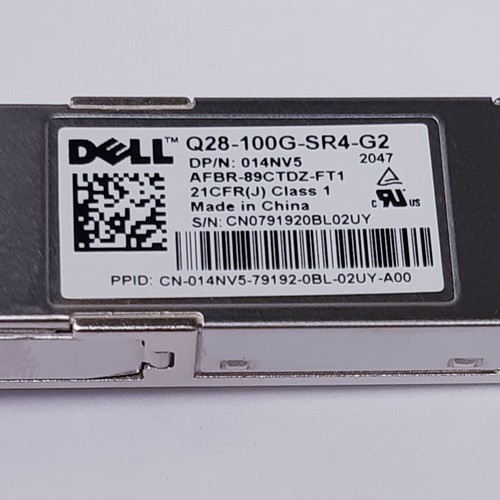 DELL Q28-100G-SR4-G2 transceiver Q28 100G SR4 Part 407-BBWQ - 014NV5 - Photo 3/7
