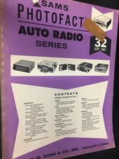 AR-32 SAM'S PHOTOFACT AUTO RADIO CHEVY CHRYLSTER DIDGE FORD MACK TRUCKS OLDS NOS