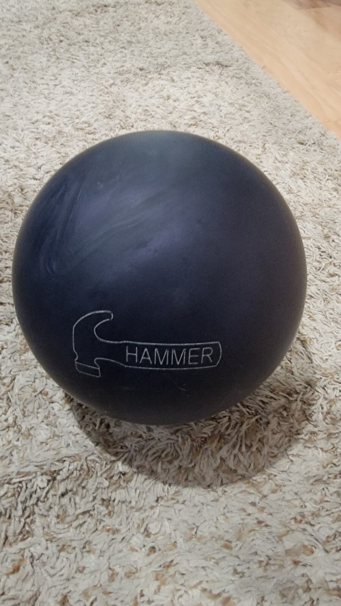 Hammer Black Pearl Urethane 78D Bowling Ball 1st Quality Hammer Black Pearl Urethane 78D Bowling Ball 1st Quality