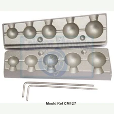 Mould for Drilled Bullet Balls Carp specimen  LRF pier and shore fishing