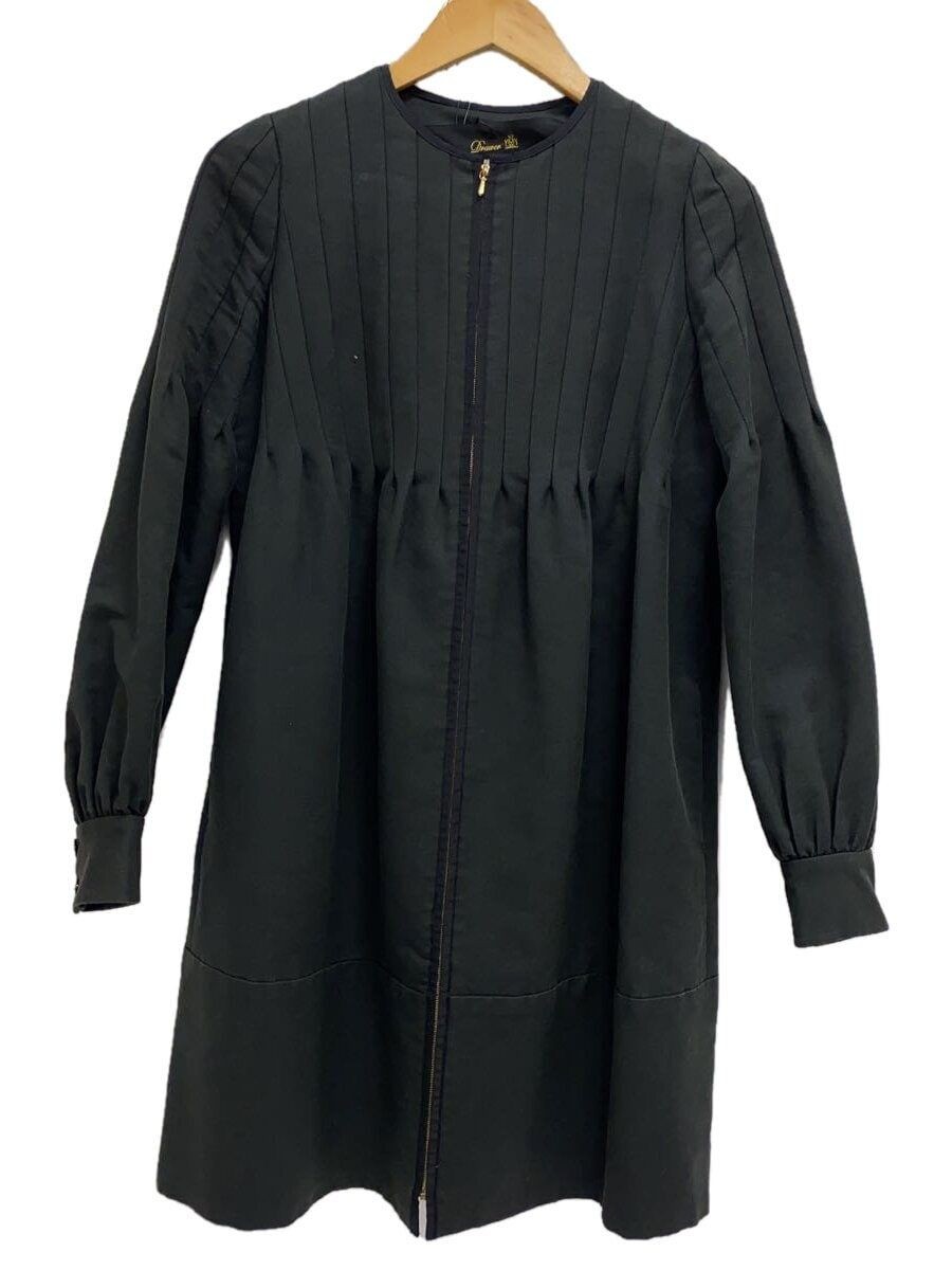 ALTRA CASSETTO altro cappotto 38 cotone nero tinta unita