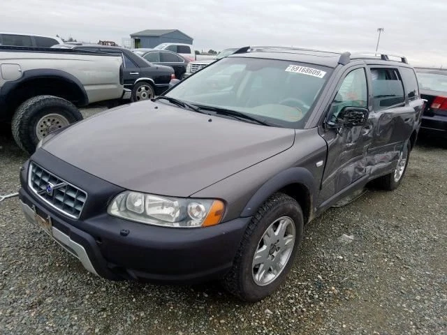 Volvo XC70 2006 manija de puerta delantera del lado derecho del pasajero gris Foto 3 de 4