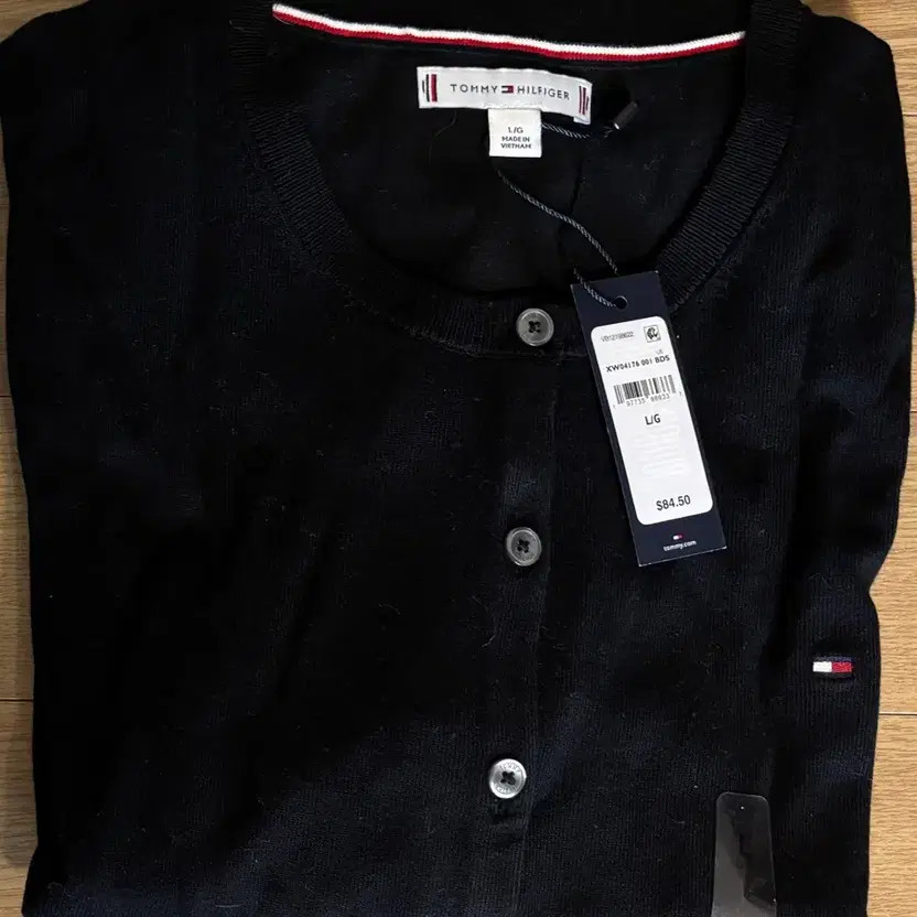 Tommy Hilfiger Women's Black Cardigan L - New thumbnail 2