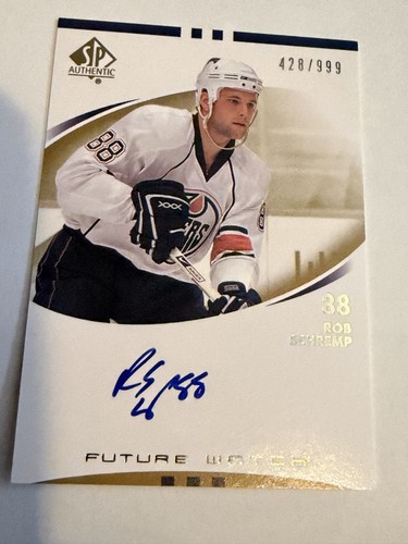Rob Schremp [Autograph] #215 2007 SP Authentic card