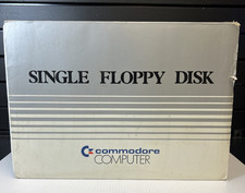 Commodore 64 Single Disc Floppy Drive 1541 Complete in Box Powers On preowned