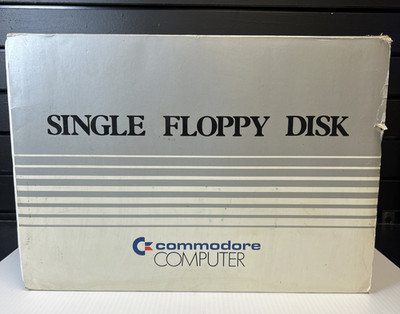 Commodore 64 Single Disc Floppy Drive #1541 Complete in Box Powers On preowned
