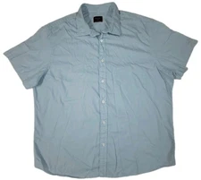 UNTUCKit Shirt Men's XX-Large Blue Button Up Short Sleeve