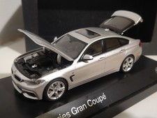 BMW 4 Series Gran Coupe F36 1/43 Kyosho X BMW 4 Series 418 420 430 435 Silver